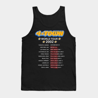 4Town world tour dates 2002 concert tee Tank Top